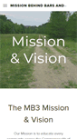 Mobile Screenshot of missionbehindbarsandbeyond.org