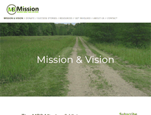 Tablet Screenshot of missionbehindbarsandbeyond.org